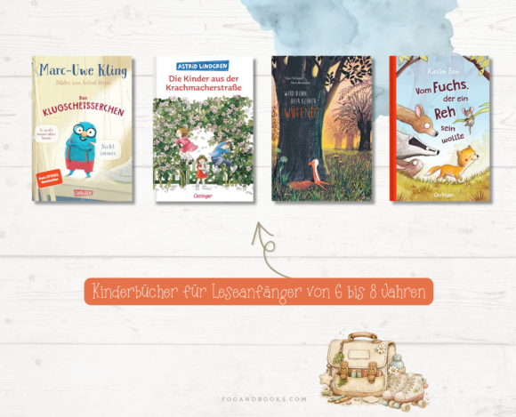Spannende Kinderbücher für Leseanfänger von 6 bis 8 Jahren