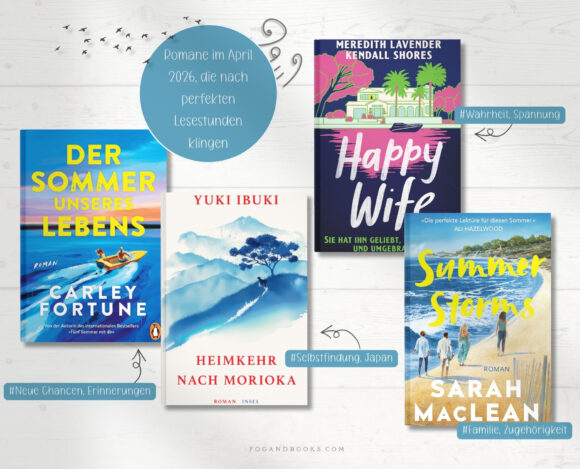Romane im April 2026 – die nach perfekten Lesestunden klingen